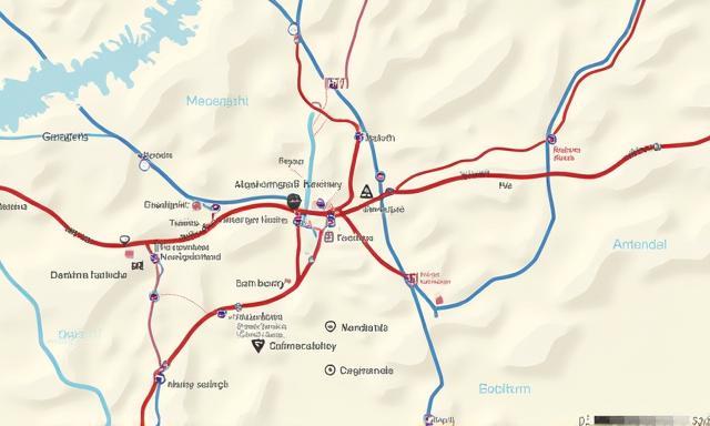 Aktuelle Übersichtskarte Autobahnen Österreich